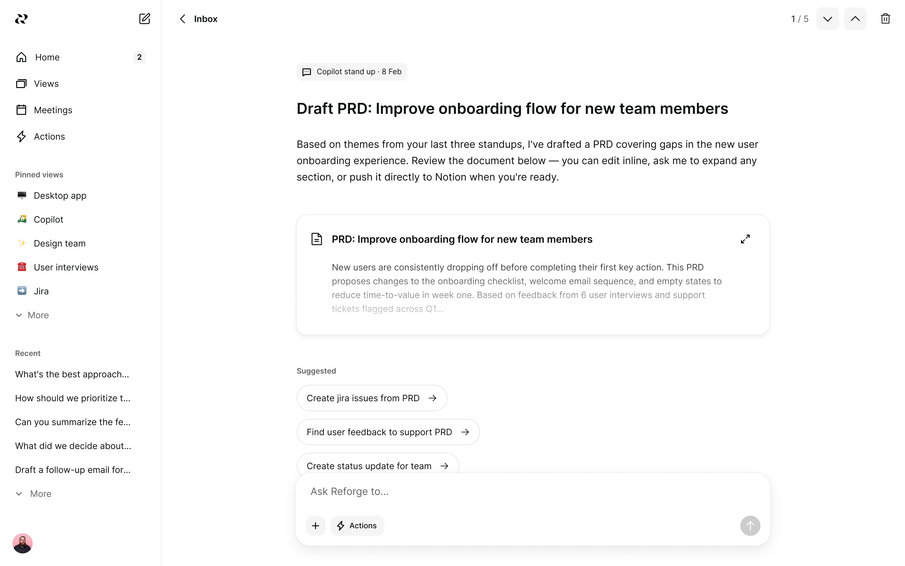 Reforge Copilot – 5